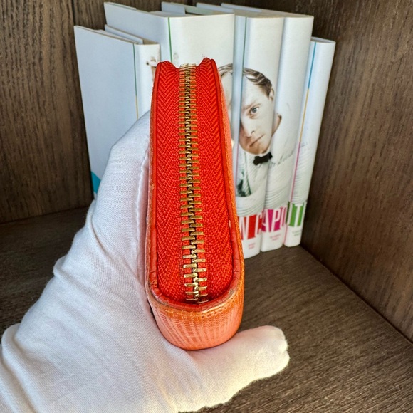 Rare Loewe Goya 4 Textured Anagram Zippy Wallet - Picture 5 of 10